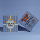 Tokin Jew advent calendar on a blue background