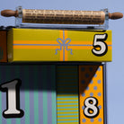 Tokin Jew Joint Scrollerand advent boxes on a blue background