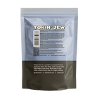 Back of a product packaging of 'Tokin' Jew' Gelt 