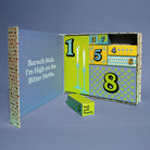 Passover advent calendar on a blue background