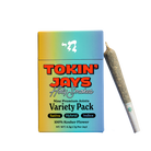 tokin' jays variety pack of premium joints with a joint on a white background