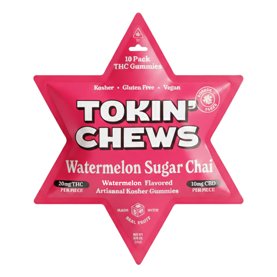 Tokin Chews Watermelon edible gummies