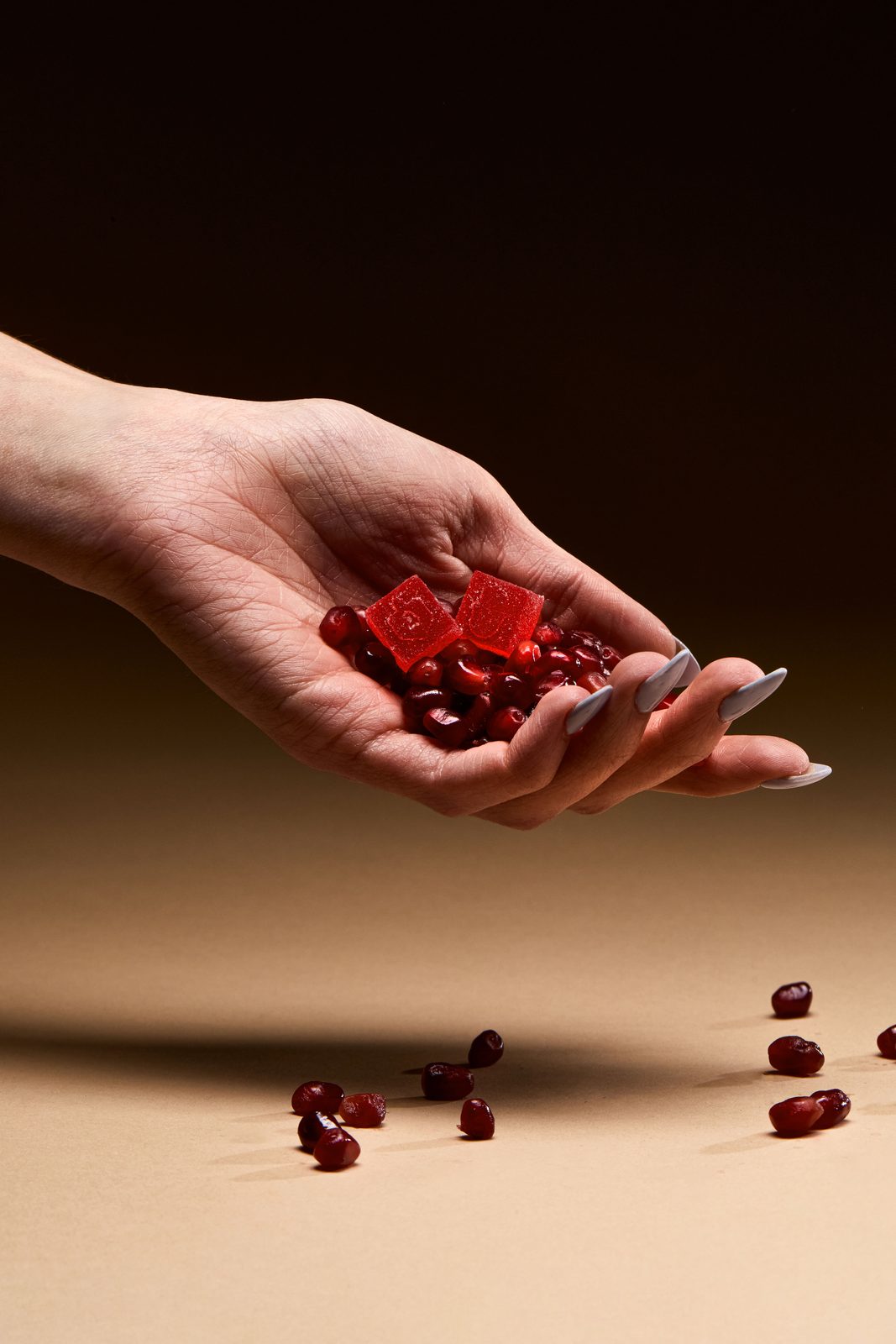 Hand holding red Tokin' Chews